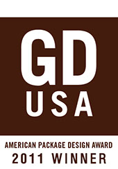 GD USA American Package Design Award 2011 winner.